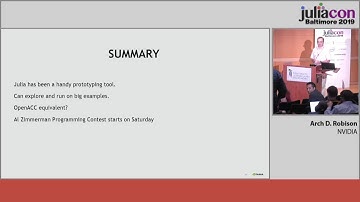 Keynote: Arch D. Robison | JuliaCon 2019