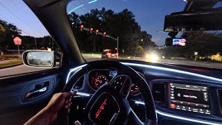 DODGE CHARGER HELLCAT WIDEBODY LOUD WHINE POV DRIVE ( 800+ HP )