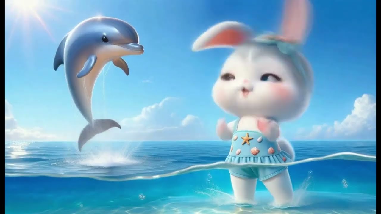 Ocean Dance Party for Kids | Dolphin, Whale, Jellyfish & Friends | Song for kids, toddlers song