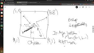 Total moves for bishop (Goldman Sachs Question-  Math)