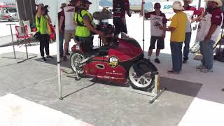 Spirit of Munro 50th anniversary Indian motorcycle at Bonneville speed week 2017 with Lee Munro.