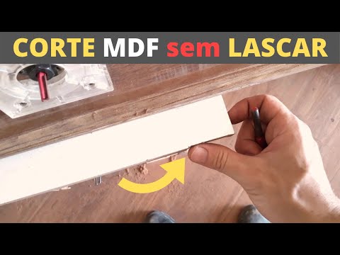 COMO CORTAR MDF SEM QUEBRAR A MELAMINA  |  TRUQUES DE MARCENARIA E DIY  |  #08