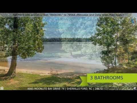4945 Moonlite Bay Drive 74, Sherrills Ford, NC home video tour