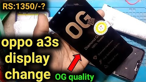 oppo a3s display change || oppo a3s display problem | oppo a3s display price || @Rukyapravinofficialvlog