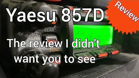 #yaesu 857D #review for #hamradio