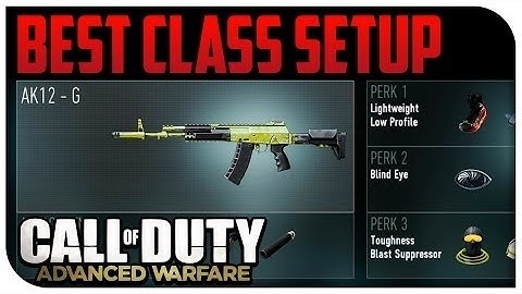 Advanced Warfare - Best HBRa3 Insanity Class Setup!