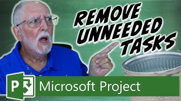 Cancel Unneeded Tasks in Microsoft Project Professional