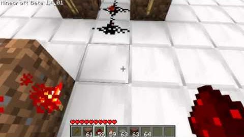 Minecraft: Redstone alarm tutorial