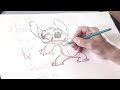 How To Draw Stitch l #DrawWithDisneyAnimation