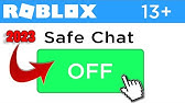 How To Remove Safechat On Your Roblox Account Working 2019 Youtube - how to turn off safe chat on roblox mobile 2020