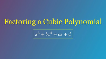 Four easy ways to factor a cubic polynomial!