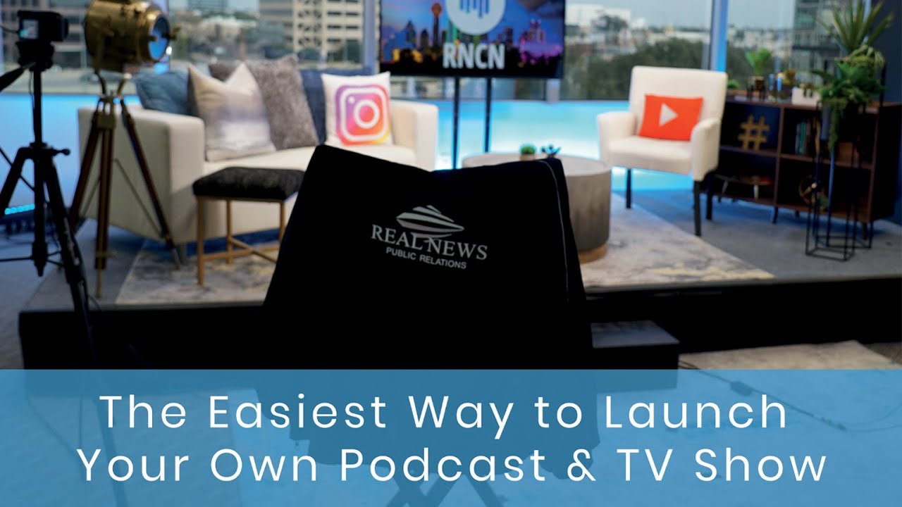 The Easiest Way to Start Your Own Podcast & TV Show - YouTube