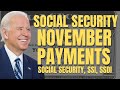 Social Security Payments in November 2023 | Social Security, SSI, SSDI Payment Schedule