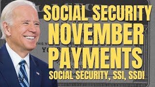 Social Security Payments in November 2023 | Social Security, SSI, SSDI Payment Schedule
