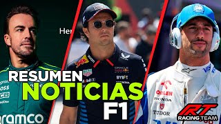 🚨 ¡RESUMEN de NOTICIAS F1 2024! Lo MAS IMPORTANTE en la SEMANA 🔥 ALONSO, CHECO, RICCIARDO y MAS ✔