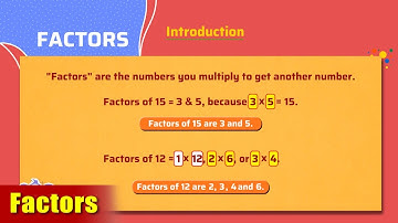 G4 - Module 3 - Introduction - Factors | Appu Series | Grade 4 Math Learning