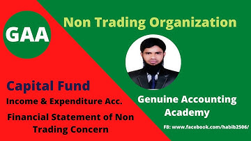 Accounting for Non- Trading Concern