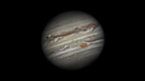 Jupiter Map Rotation (2018) with Io/ Shadow Transit