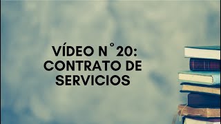 20.  Contrato de servicios: RESUMEN para opositores de la Ley de contratos 9/2017 (LCSP)