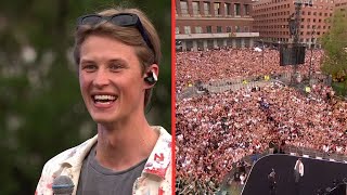 Victor Leksells Reaksjon Når Hele Oslo Synger Svag Vg-Lista 2023 Svag