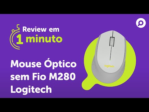 Mouse sem fio Logitech M280 - Análise | REVIEW EM 1 MINUTO - ZOOM