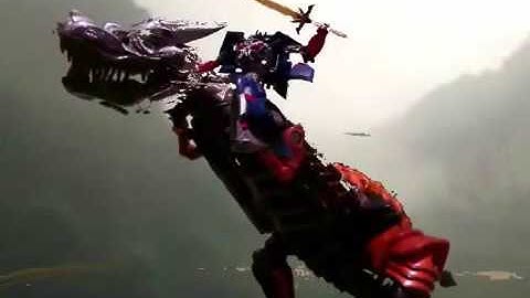 Transformers Age of Extinction Stop Motion Dinobot