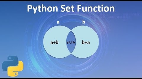 Python Set Operations and Methods in Tamil | Python Tutorial for Beginners