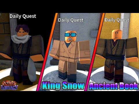 LOCATION OF ALL DAILY QUEST AND HOW TO COMPLETE! KING'S LEGACY (KING'S  PIECE) 