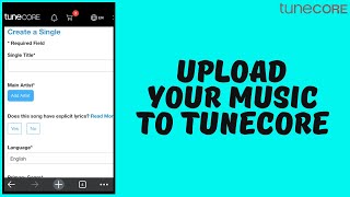 How to Upload A Song To Tunecore (Step by Step) screenshot 4