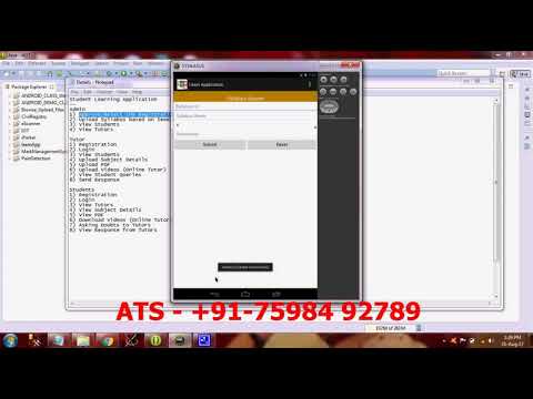 Android based Student Learning Application, Android based Smart Classroom, Student Management,Tutor