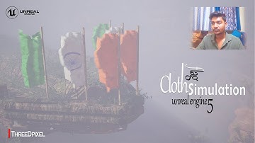 Realistic Cloth Flag Simulation in Unreal Engine 5 | Step-by-Step Tutorial