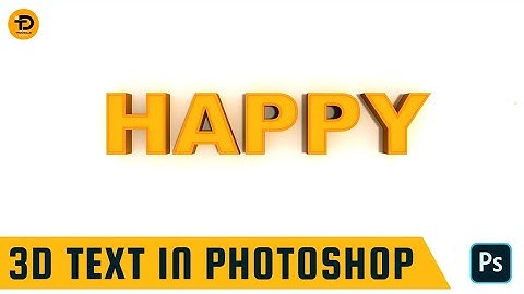 The Easiest Way to Create 3D Text Effects (Photoshop)