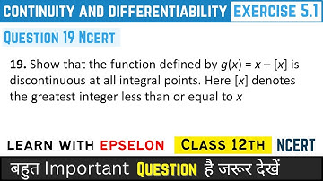 ex 5.1 q19 class 12 | continuity and differentiability class 12 ex 5.1 q19 | class 12 chapter 5