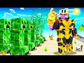 MINECRAFT MOBS vs THANOS INFINITY GAUNTLET! (movie)