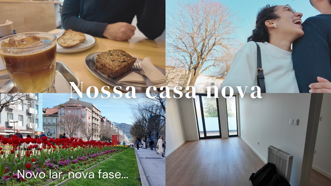 Nossa casa nova | primeiros dias da mudança + nova casa em Portugal