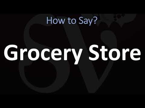 How to Pronounce Grocery Store? (CORRECTLY) - YouTube