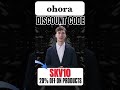 Ohora Usa Discount Code “SKV10” Get 20% Off On All Products