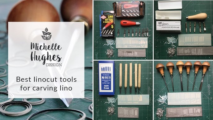 LINDA COTE Printmaking Supplies: Lino Carving Tools 