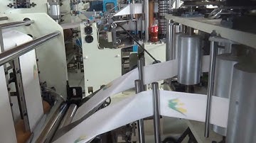 4 lines napkin machine with lamination and two color printing