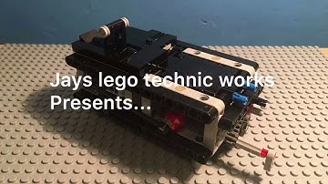 Lego technic 4 speed sequential gearbox with stepper V2