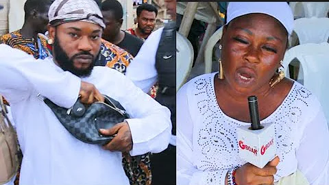 Meet Yoruba Actor Turn Singer,Shanko Rasheed's Sister As She Talk About Their Late Mom At Her Burial