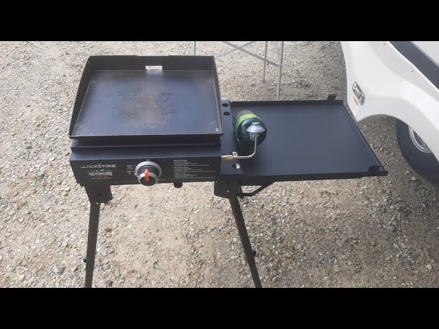 Yukon Glory™ Universal Portable Grill Table/Flat Top Grill Griddles Stand  with Built in Grill Caddy - Designed to Fit Tabletop Blackstone Griddle 