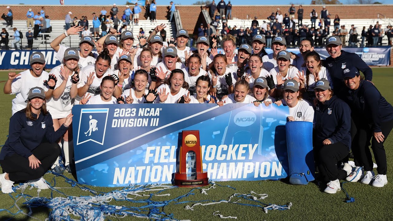 2023 NCAA DIII Field Hockey Champions YouTube