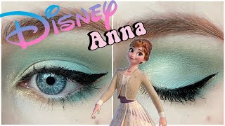 Anna Frozen Inspired Makeup And Hair Tutorial Disney Princess Makeup