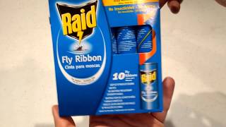 Raid Fly Ribbon Fly Trap Unboxing