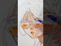 コピックで顔を塗る。