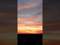 Fiery sunset