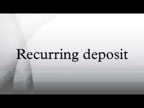Wat is een Riklaunspach Recurring Deposit?