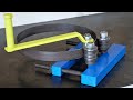 Make a metal bender  very simple homemade roller bender  diy