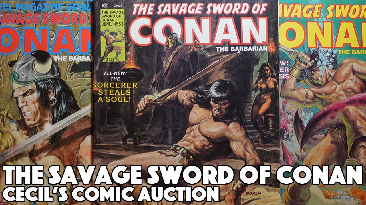 The Savage Sword of Conan Lot | Cecil's Comic Auction